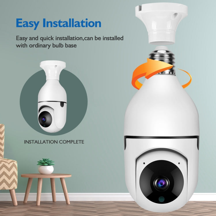 DP17 2.0 Million Pixels Single Light Source Smart Dual-band WiFi 1080P HD Outdoor Network Light Bulb Camera, Support Infrared Night Vision & Two-way Audio & Motion Detection & TF Card, DP17 Single Light Source DP17 2.0 Million Pixels Single Light Source Smart Dual-band WiFi 1080P HD Outdoor Network Light Bulb Camera, Support Infrared Night Vision & Two-way Audio & Motion Detection & TF Card, DP17 Single Light Source